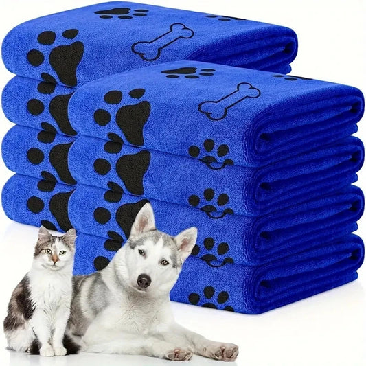 2PCS Microfiber Dog Towels β Quick Dry Pet Bath Towels Chronoscape