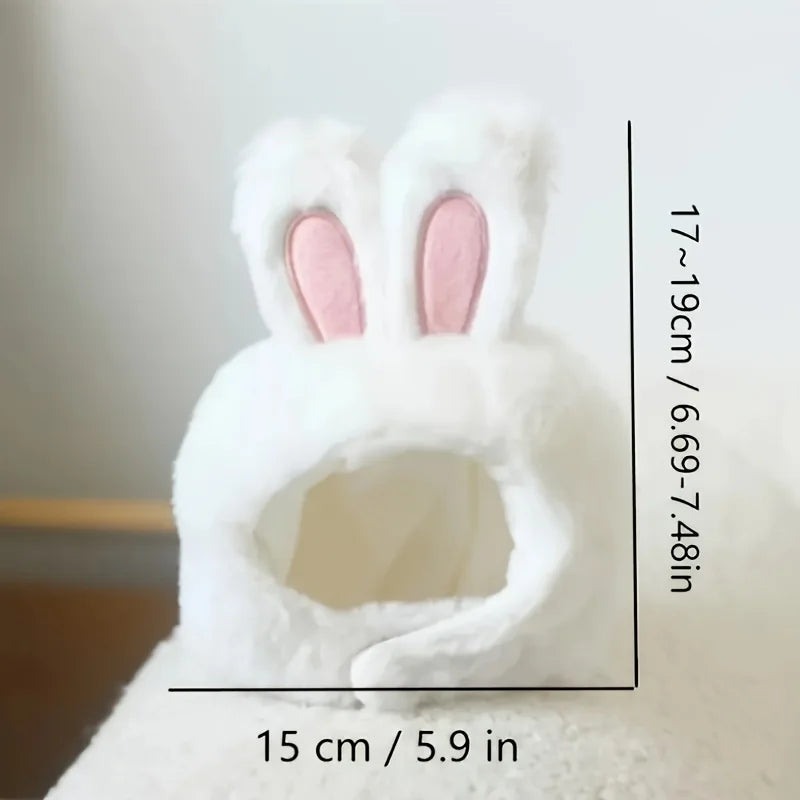 Bunny Ears Knit Pet Hat for Cats & Small Dogs Chronoscape