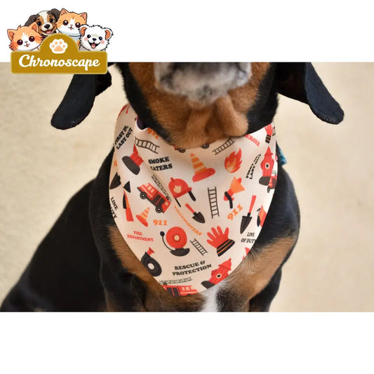 Fire Dog Bandana Pets