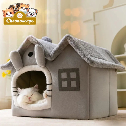 Removable Roof Plush Pet House Pets