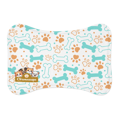 Chronoescape Pet Feeding Mat — Modern Waterproof Bowl Placemat Printify