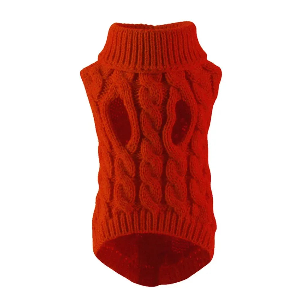 Winter Turtleneck Dog Sweater – Soft Knit Pullover Chronoscape