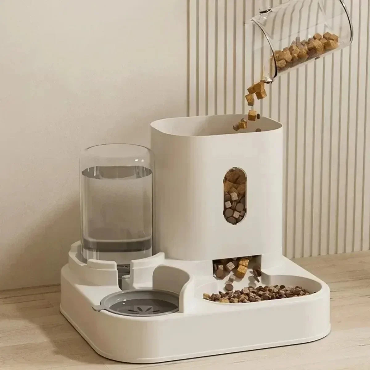 Automatic Pet Feeder with Water Fountain – Large Capacity Chronoscape