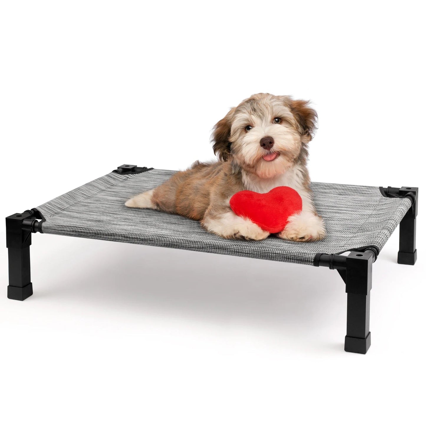 Elevated Cooling Dog Bed with Breathable Mesh Chronoscape