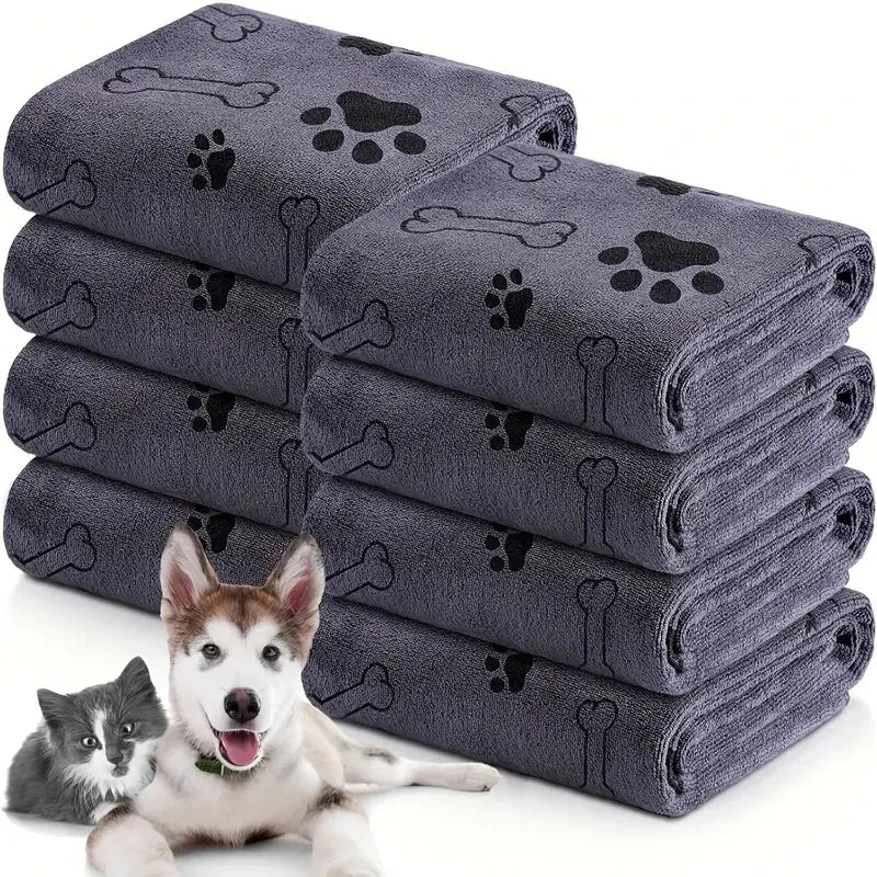 2PCS Microfiber Dog Towels – Quick Dry Pet Bath Towels Chronoscape