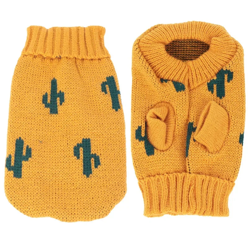 Winter Cat Sweater Vest for Sphynx Cats Chronoscape