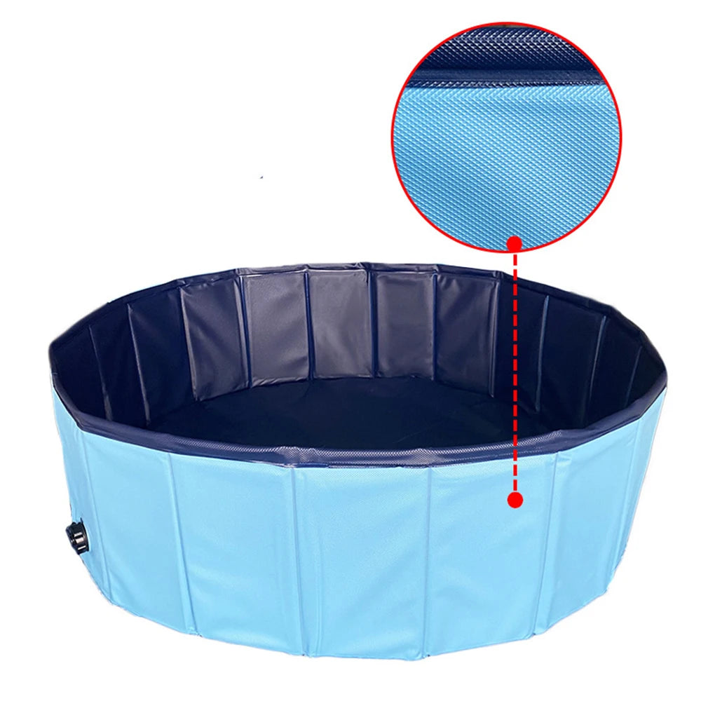 Portable Dog Swimming Pool & Bath Tub for Large Dogs Chronoscape