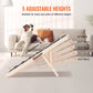 Foldable Adjustable Wooden Dog Ramp with Anti-Slip Surface Chronoscape