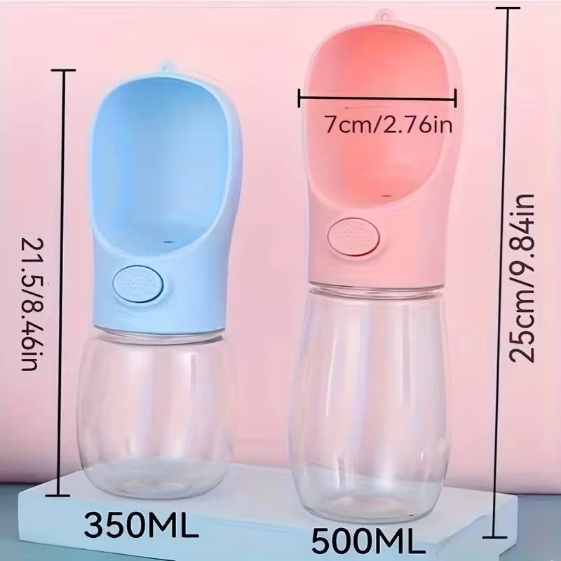 Portable Pet Water Bottle with Food Dispenser Chronoscape