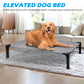 Elevated Cooling Dog Bed with Breathable Mesh Chronoscape