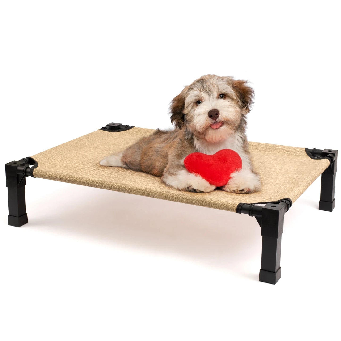 Elevated Cooling Dog Bed with Breathable Mesh Chronoscape