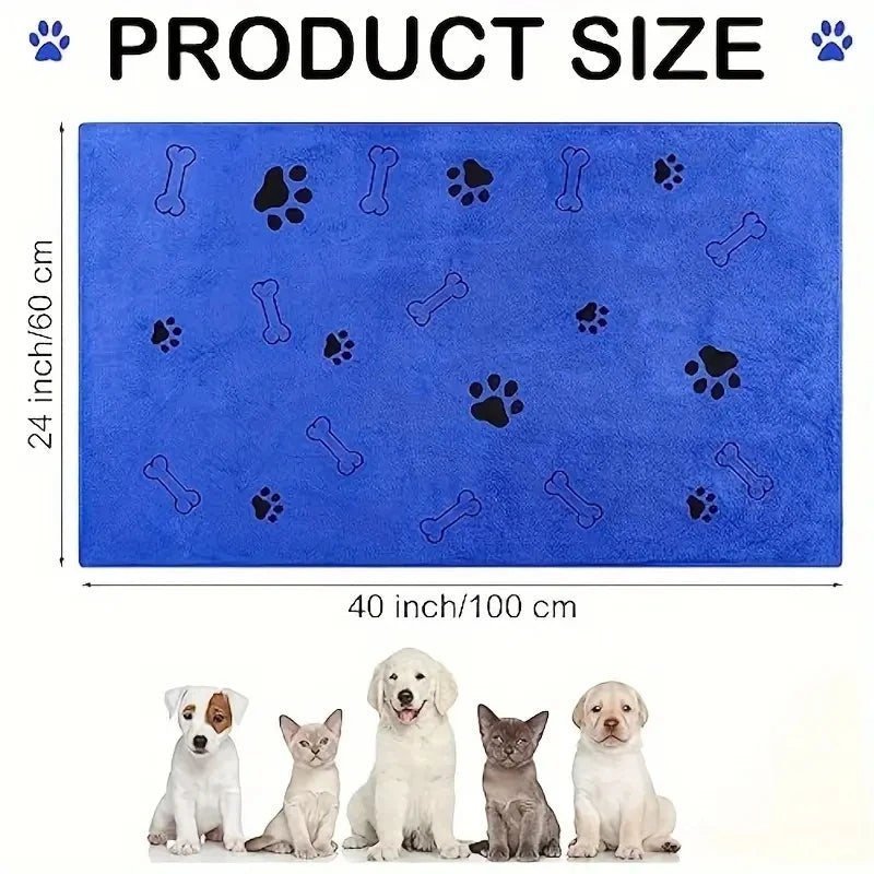 2PCS Microfiber Dog Towels – Quick Dry Pet Bath Towels Chronoscape