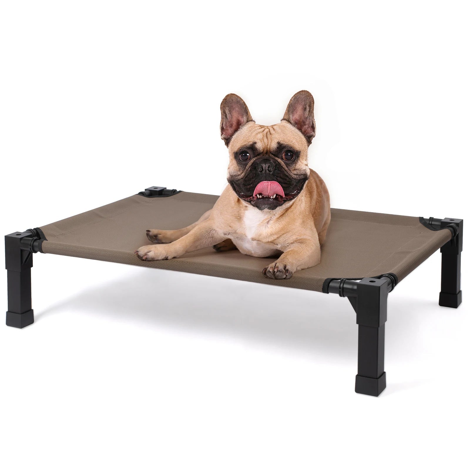 Elevated Cooling Dog Bed with Breathable Mesh Chronoscape