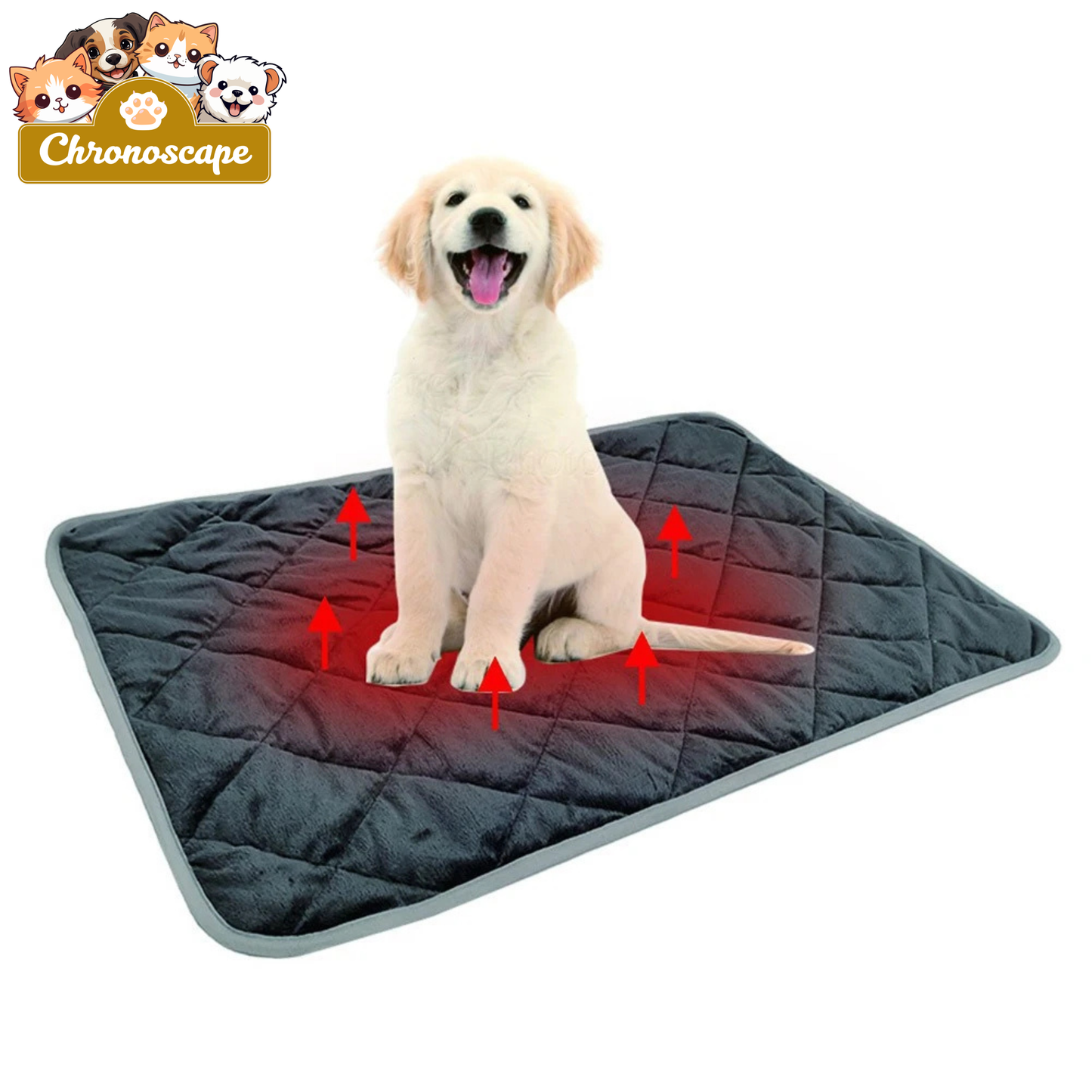 Washable Self-Warming Pet Bed Mat for Cats & Dogs Chronoscape