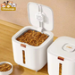 Sealed Pet Food Storage Barrel for Cat & Dog Food Chronoscape
