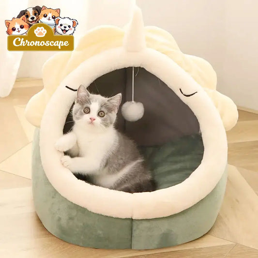 Adorable Dinosaur Pet House with Toy Beds & Blankets
