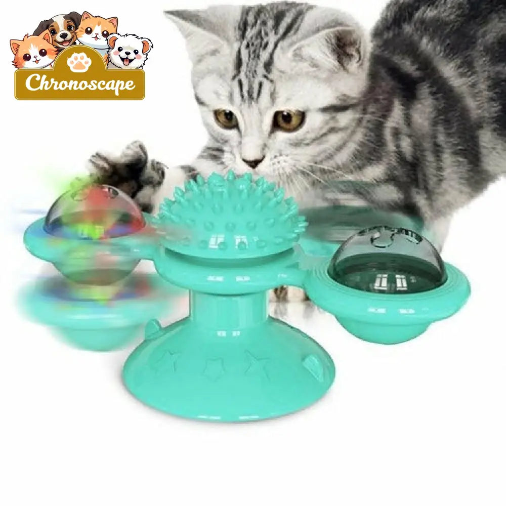 Cats Whirling LED Balls Blue / United States Pets