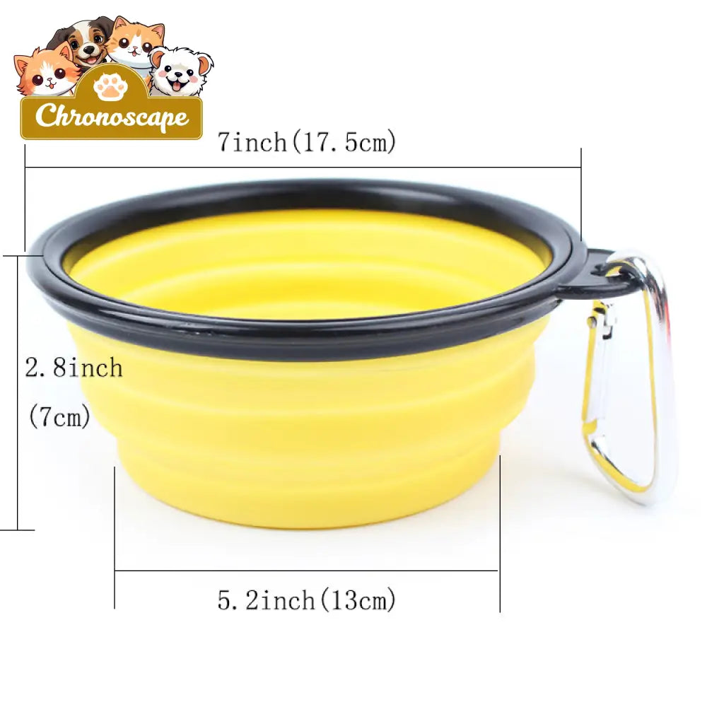 COLLAPSIBLE SILICONE TRAVEL PET BOWL Petcare