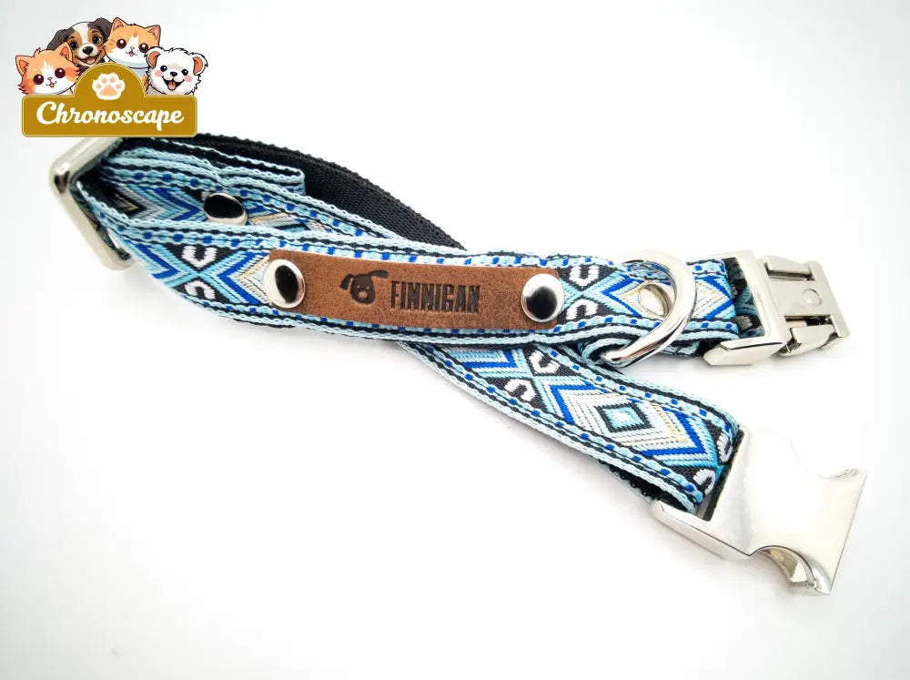 Cotton Paws Bespoke Engraved Designer Dog Collar Leashes Collars & Petwear