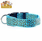 Fashion Leopard Adjustable Led Dog Collar Pets
