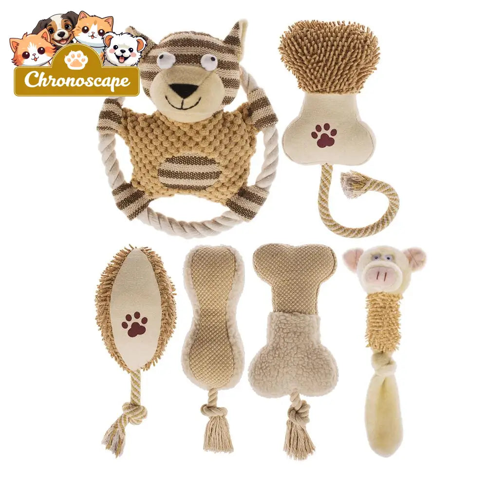 Fast shipping 6-Pack Adorable Dog Plush Toys Set Toys