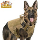 Fast Shipping Military Dog Tactical Harness and Leash Set Leashes Collars & Petwear