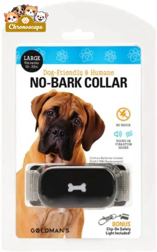Goldman’s No-Bark Training Dog Collar Friendly and Humane - Size Large Leashes Collars & Petwear