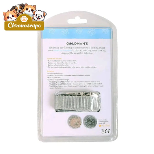 Goldman’s No-Bark Training Dog Collar Friendly and Humane - Size Large Leashes Collars & Petwear