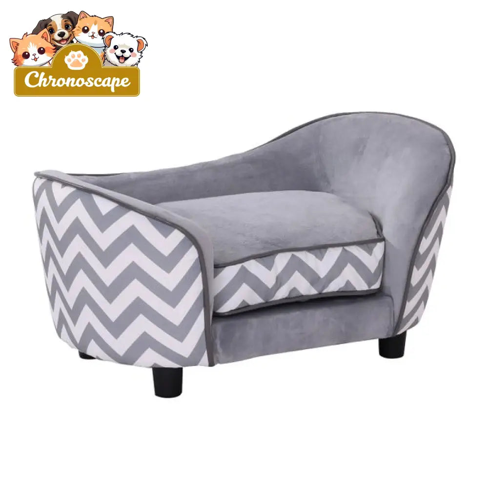 PawHut Pet Soft Warm Sofa Elevated Dog Puppy Sleeping Bed Bed Raised Beds & Blankets