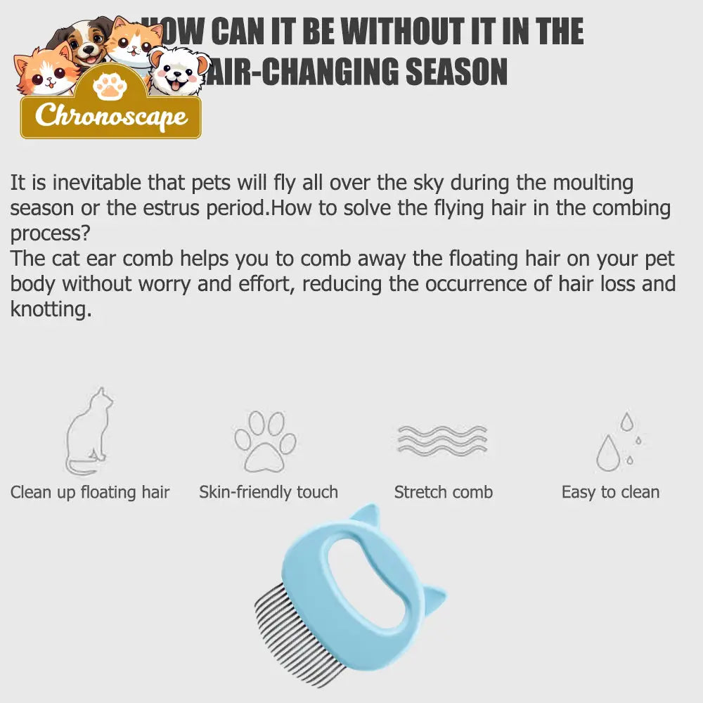 Pet Massage Brush Pet Grooming Massage Tool To Remove Loose Hairs Pets