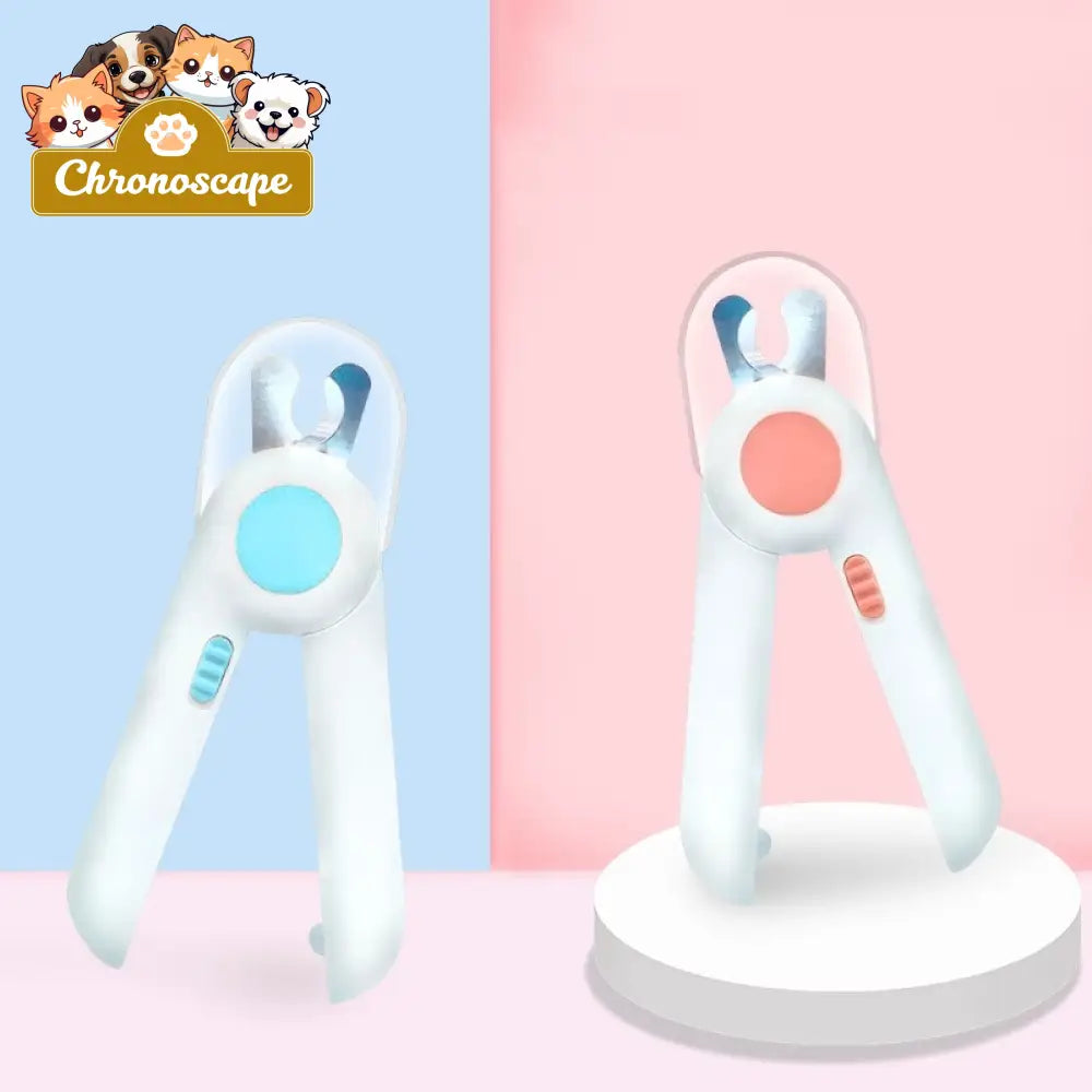 Pet Nail Scissors LED Cat Nail Clipper Trimmer Pets