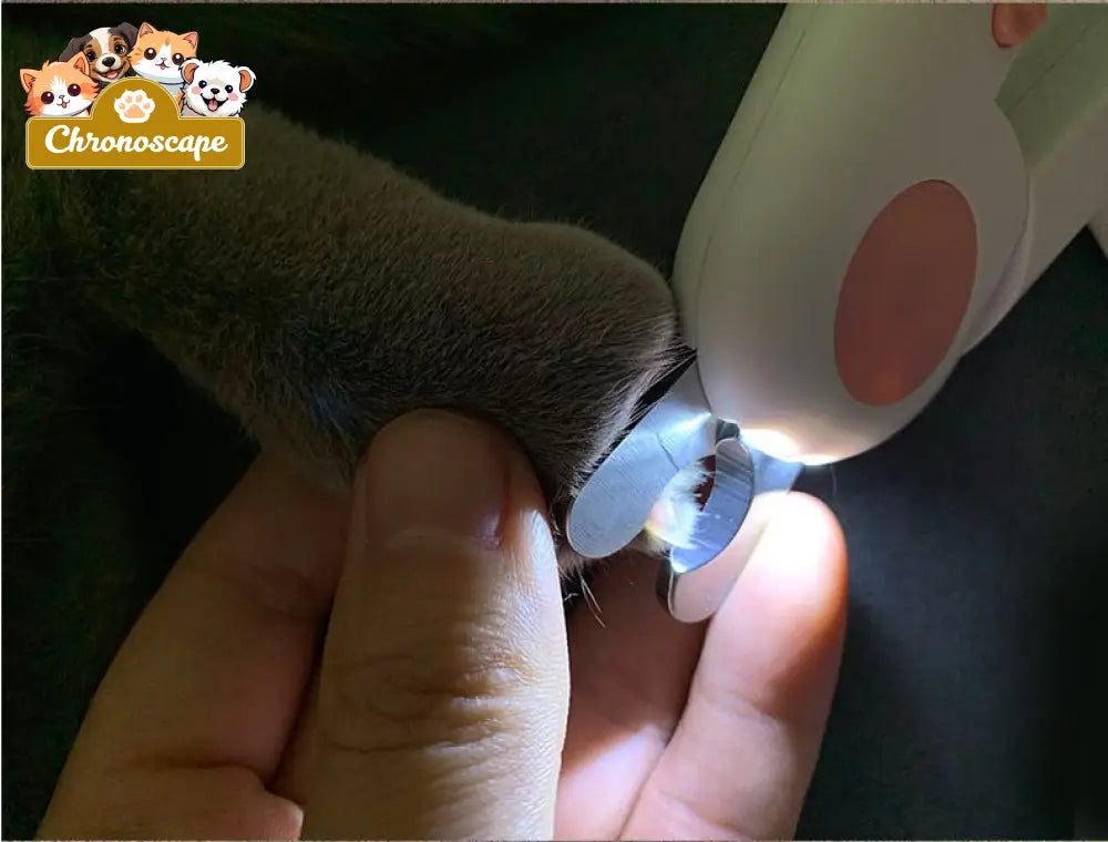 Pet Nail Scissors LED Cat Nail Clipper Trimmer Pets