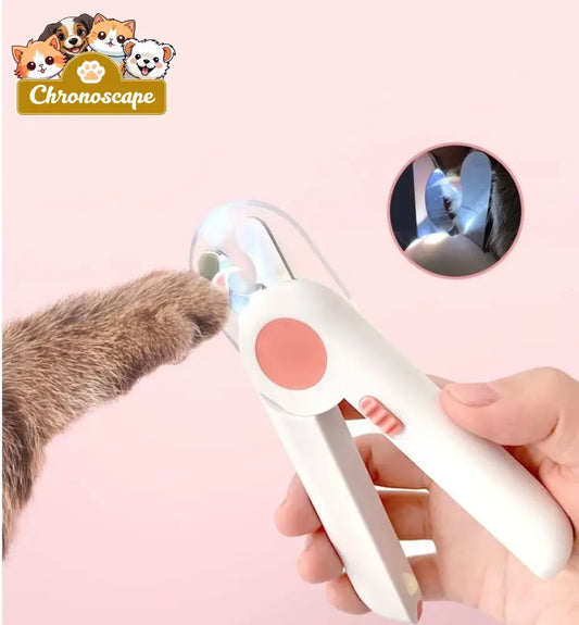 Pet Nail Scissors LED Cat Nail Clipper Trimmer Pets