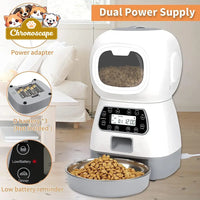 Smartpaws Remote-Controlled Pet Feeder: Automatic Food Dispenser With Pets