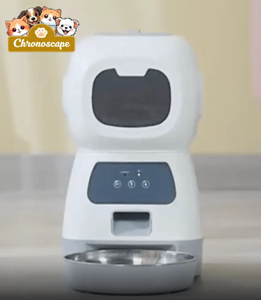 Smartpaws Remote-Controlled Pet Feeder: Automatic Food Dispenser With Pets