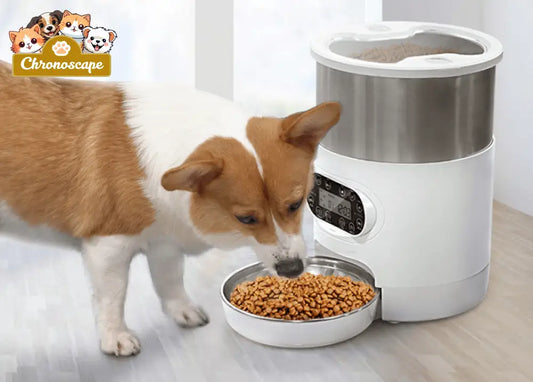 Smartpaws Remote-Controlled Pet Feeder: Automatic Food Dispenser With Pets