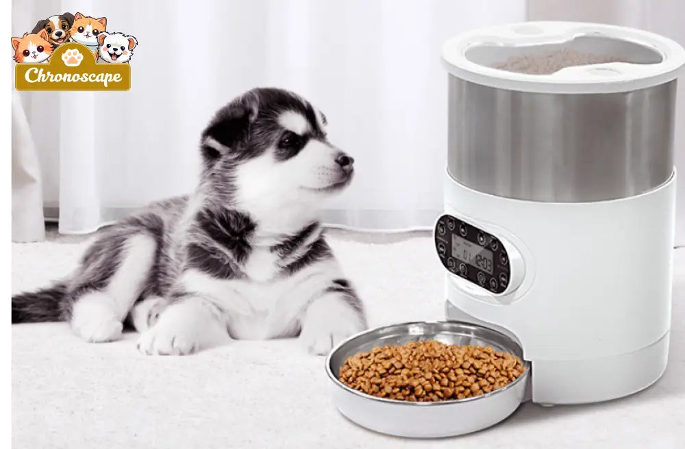 Smartpaws Remote-Controlled Pet Feeder: Automatic Food Dispenser With Pets