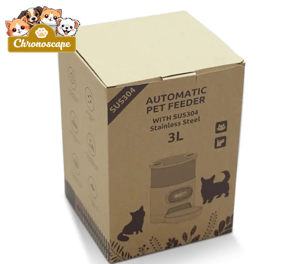 Smartpaws Remote-Controlled Pet Feeder: Automatic Food Dispenser With Pets