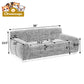 Soft and comfortable pet sofa with backrest and armrests suitable for Furniture