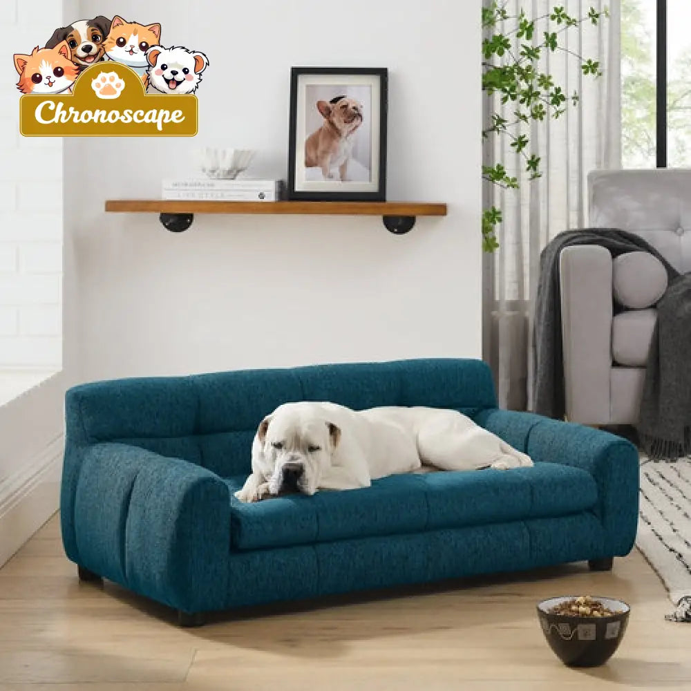 Soft and comfortable pet sofa with backrest and armrests suitable for Furniture